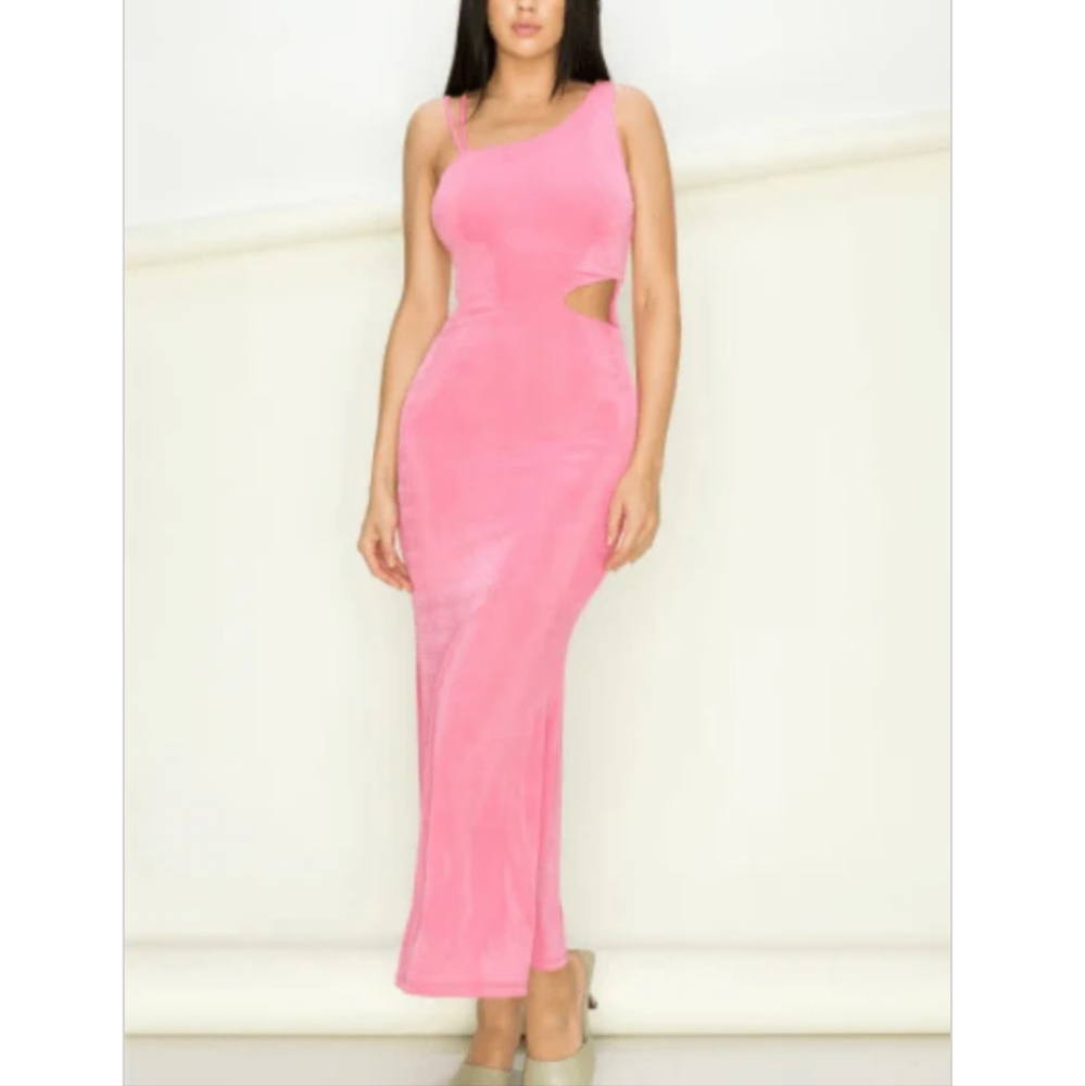 Pink dress, size large